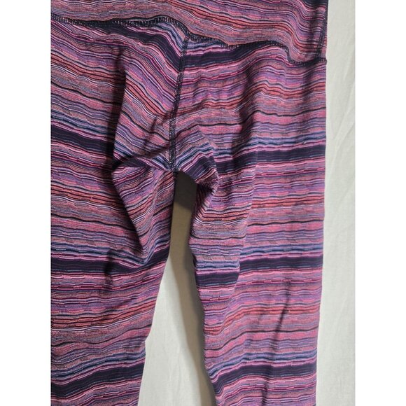 Lululemon Wunder Under Pant IIISpace Dye Twist Regal Plum Alarming Size 8 - Picture 2 of 7